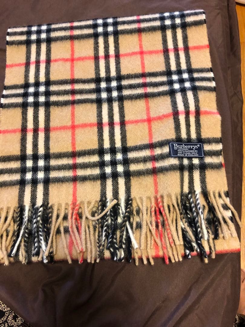 Burberry's チェック柄マフラー