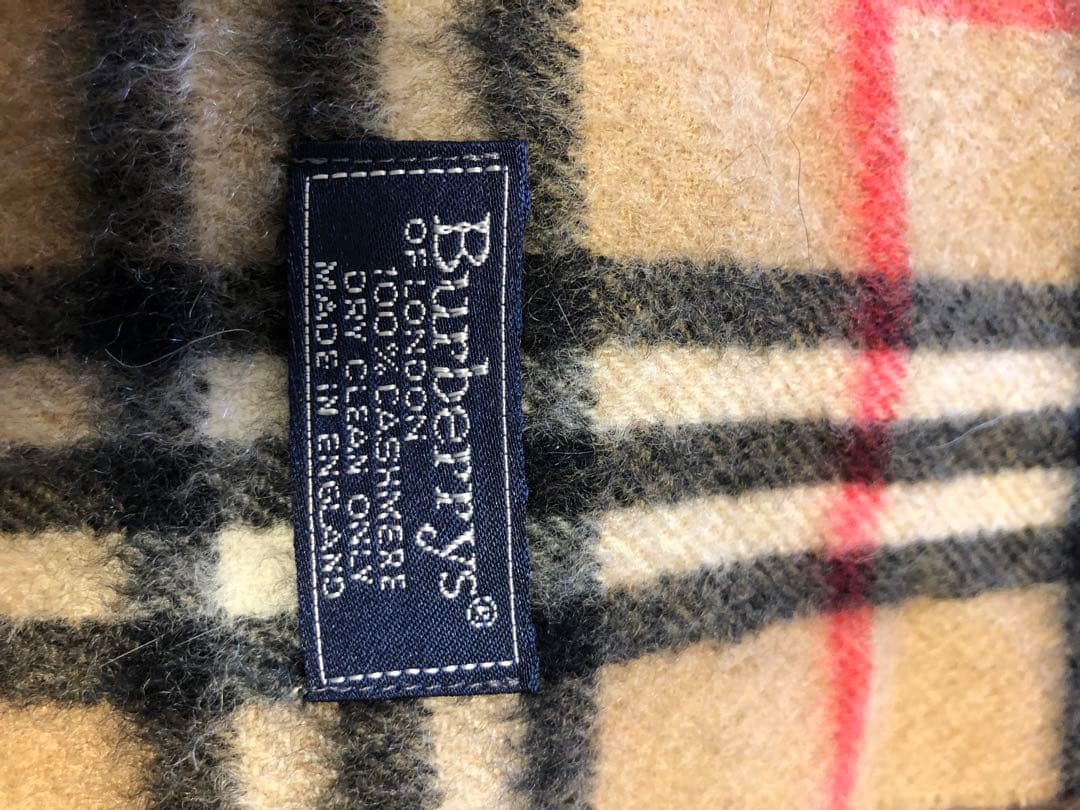 Burberry's チェック柄マフラー