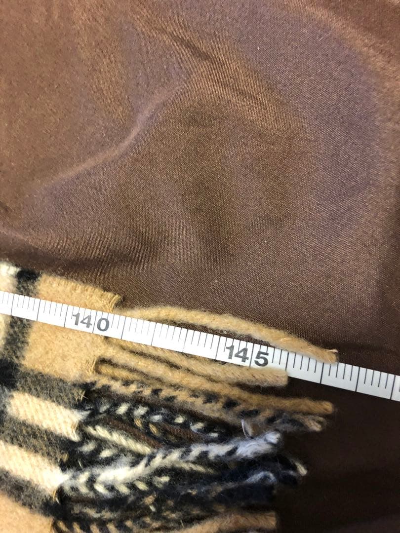 Burberry's チェック柄マフラー