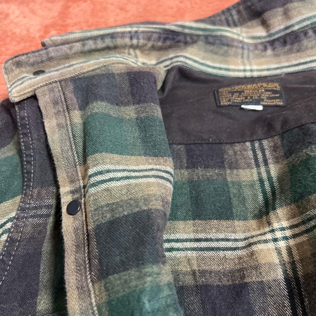 【DELUXEWARE】 HV-22 ロゼンジ XL ネルシャツ