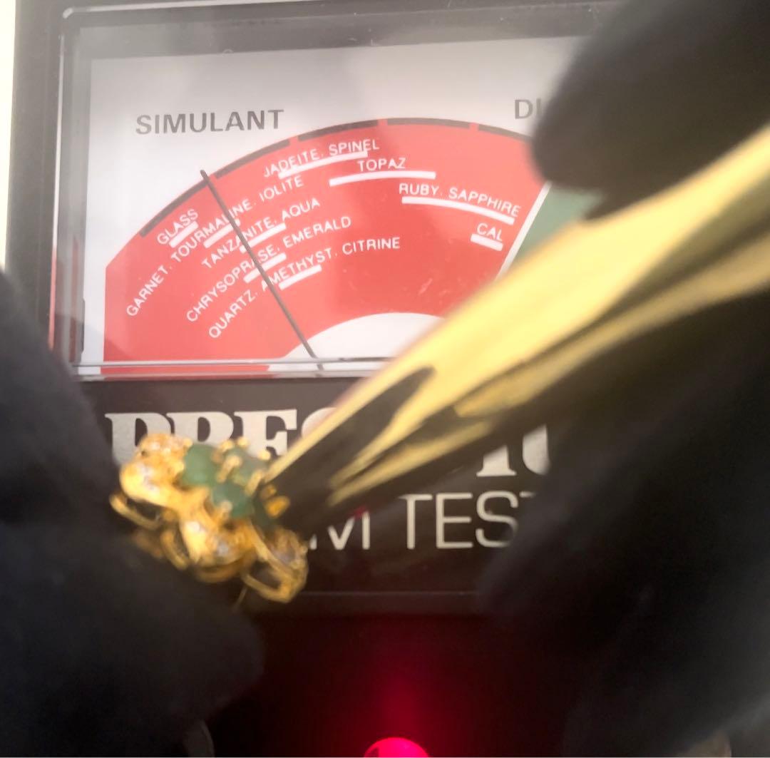 ＊925 天然エメラルドリングnatural emerald ring