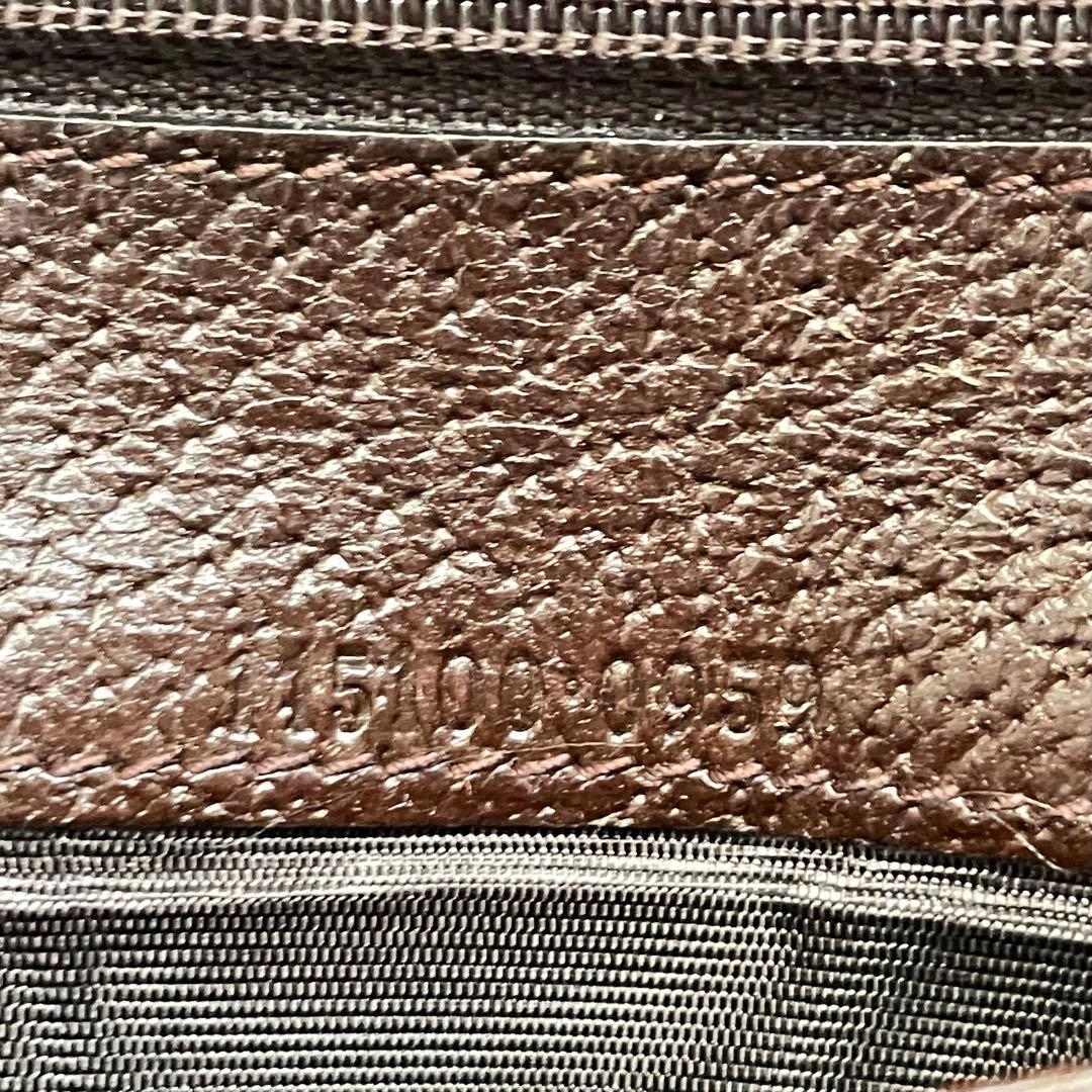 GUCCI グッチ 長財布 GGキャンバス ロゴプレート 折り財布 0123-①