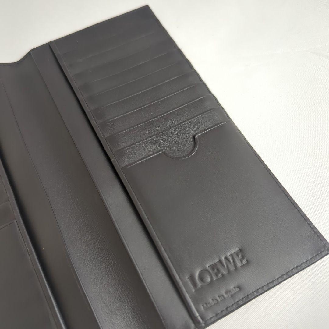 【美品】LOEWE ロエベ 折り 長財布 札入れ アナグラム ロゴ