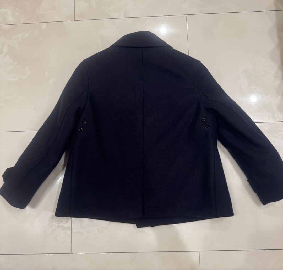 BURBERRY ネイビー ウールコート　4Y
