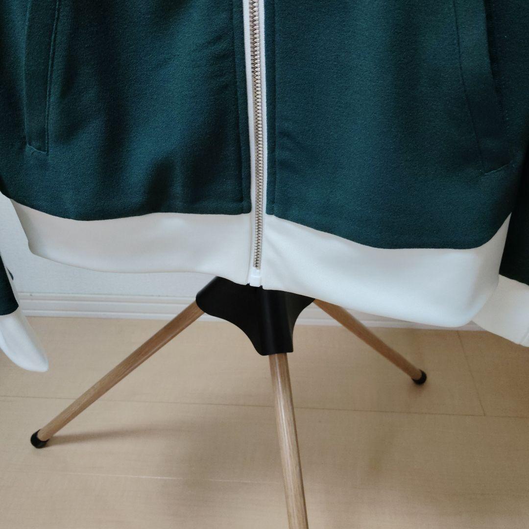 adidasトラックジャケット深緑/白XS 新品未使用品