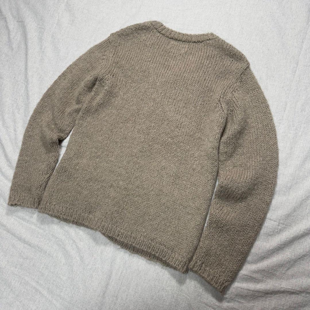 NEIGHBORHOOD モヘア混 12AWカーディガン ベージュ M