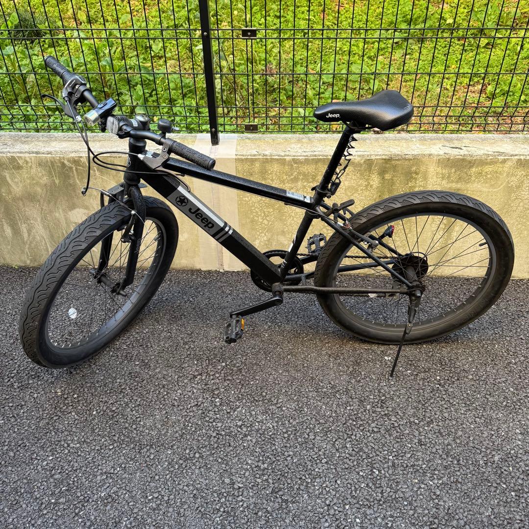 JEEP ファットバイク ブラック 26インチ 3年乗車 自転車