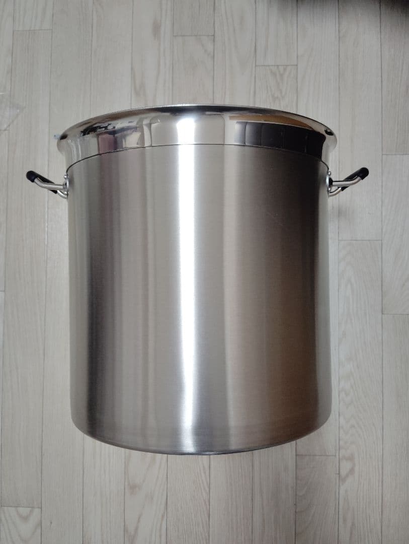 CURTA 業務用 寸胴鍋 サイズ43×43×41 ステンレス　ガス、IH対応