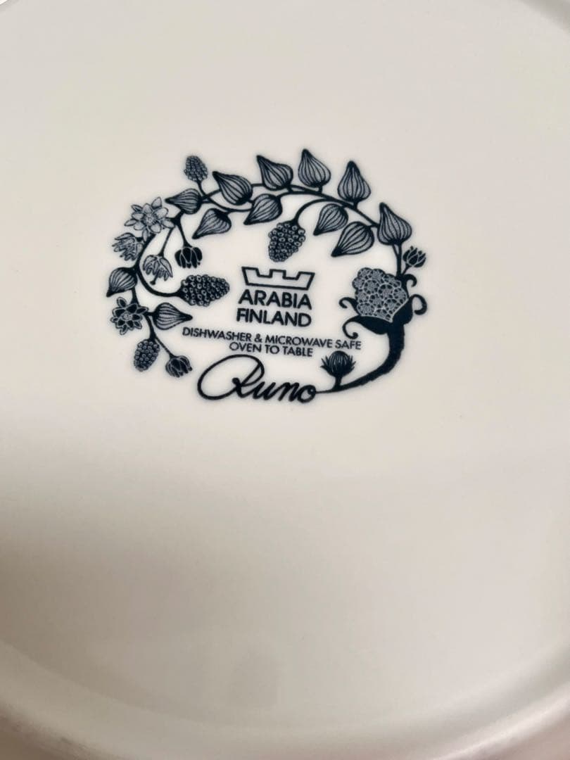 Arabiaアラビア ルノサマーレイ、ウィンタースター プレート2枚組26cm