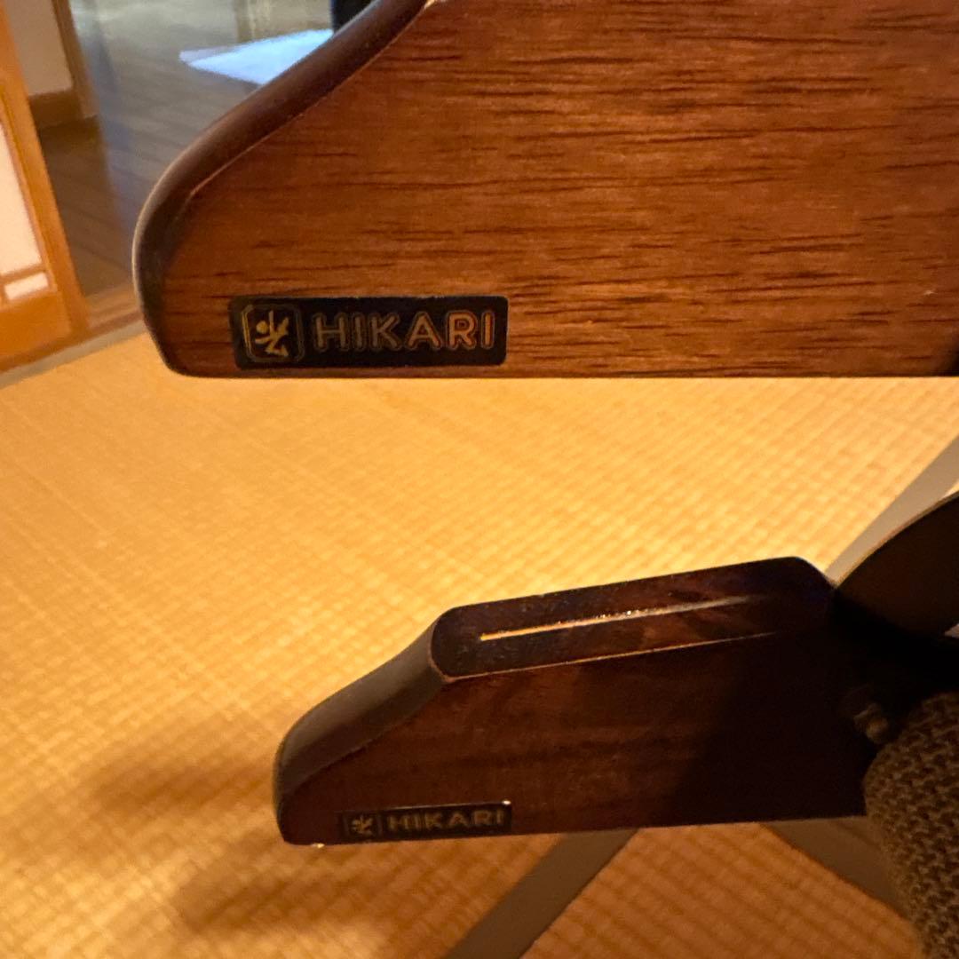 ダークブラウン スラットバック座椅子２脚組