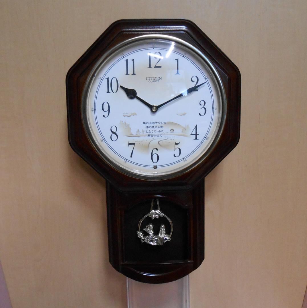 ジブリメロディ振り子掛け時計－１７（トトロ他）