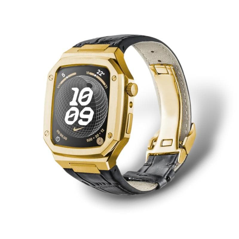 Apple Watch Case – Leather (Gold) 18K 時計