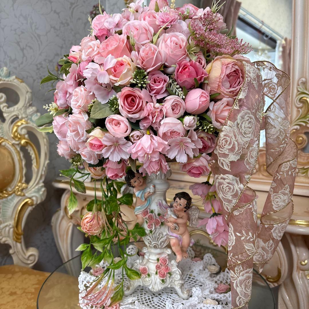 天使・フラワーアレンジメント・1点限り ナンシー