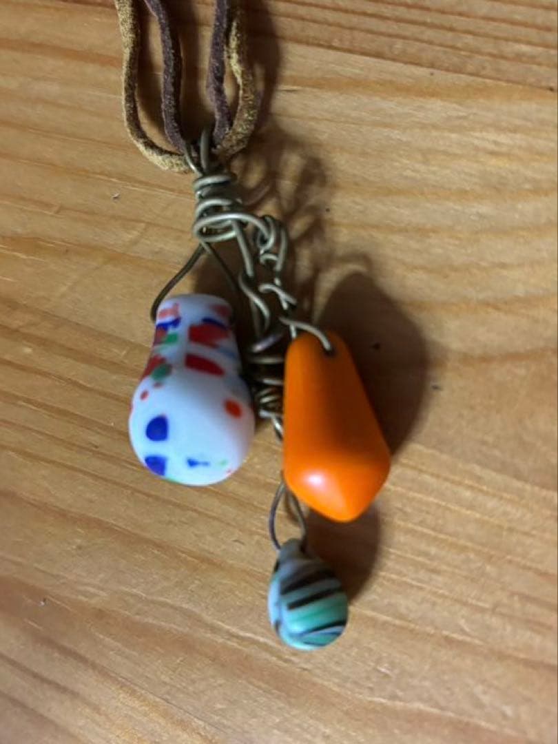 1点もの　アンティーク　ビンテージビーズ　アクセサリー　ネックレス