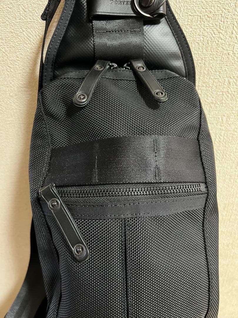 [美品]PORTER ワンショルダースリングバッグボディバックヒート