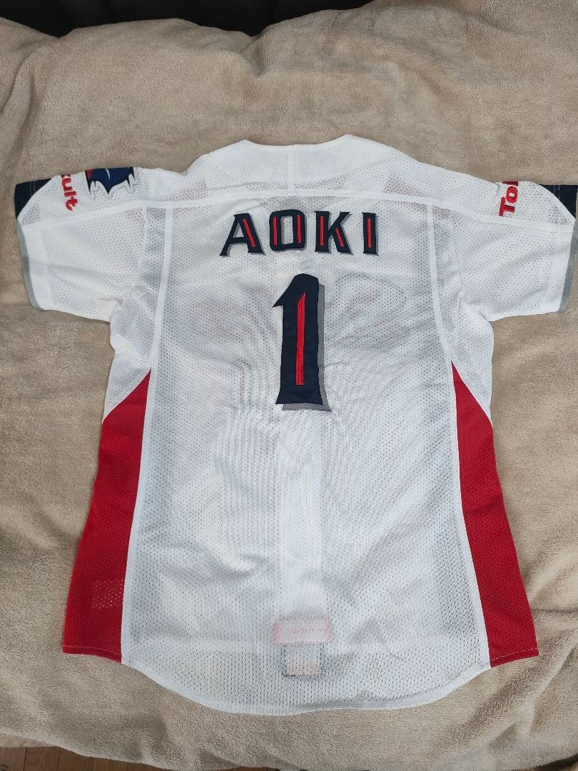 青木宣親 背番号1 ユニフォーム 東京ヤクルトスワローズ フリーサイズ（XL）