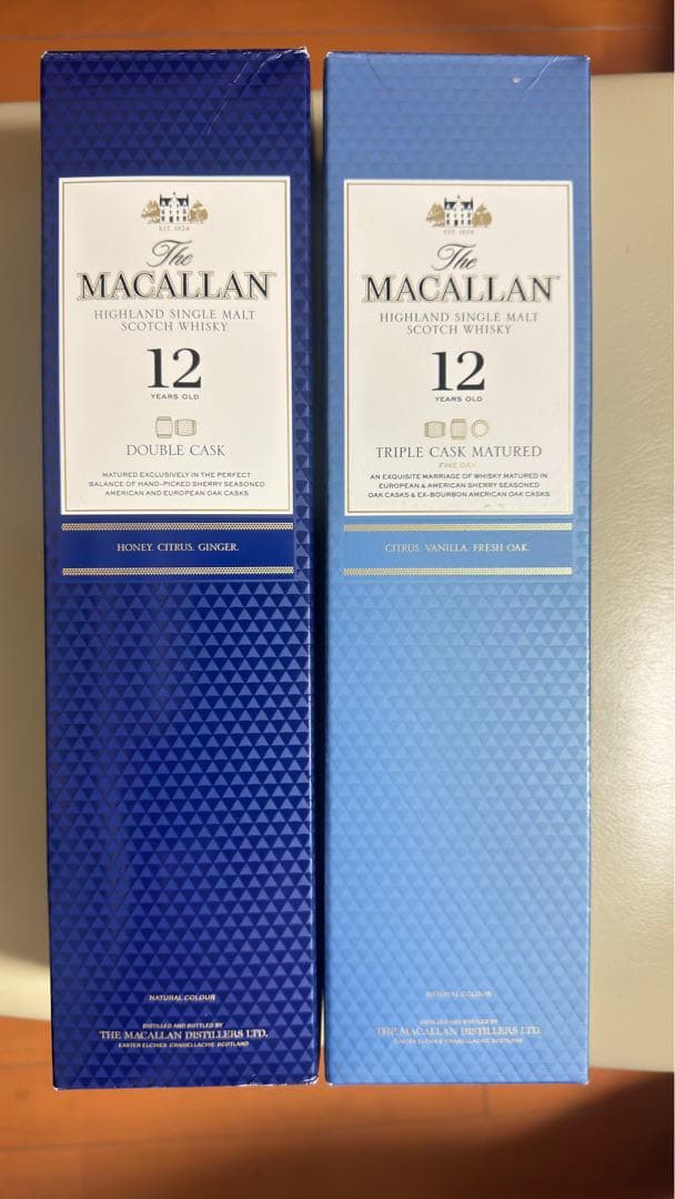 【新品】マッカラン　ダブルカスク　トリプルカスク　2本セット