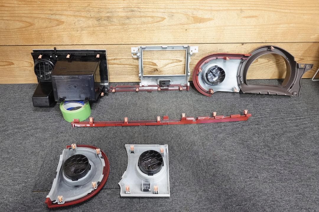 アルト・ラパン ＨＥ２２Ｓ 【ショコラ】ダッシュセンター内装パネル６点セット