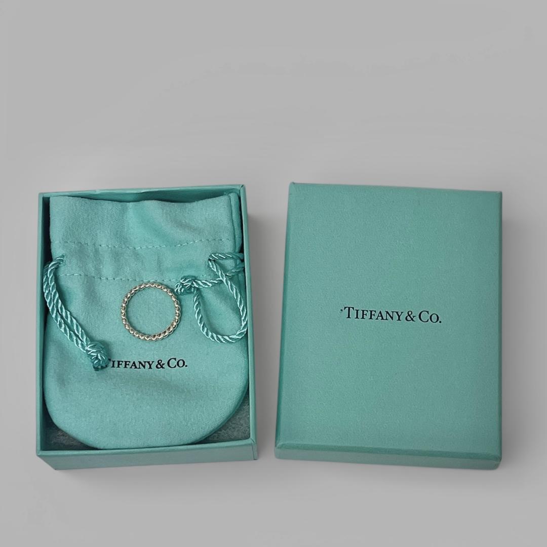 【美品】ティファニー ツイストリング SV925 13号