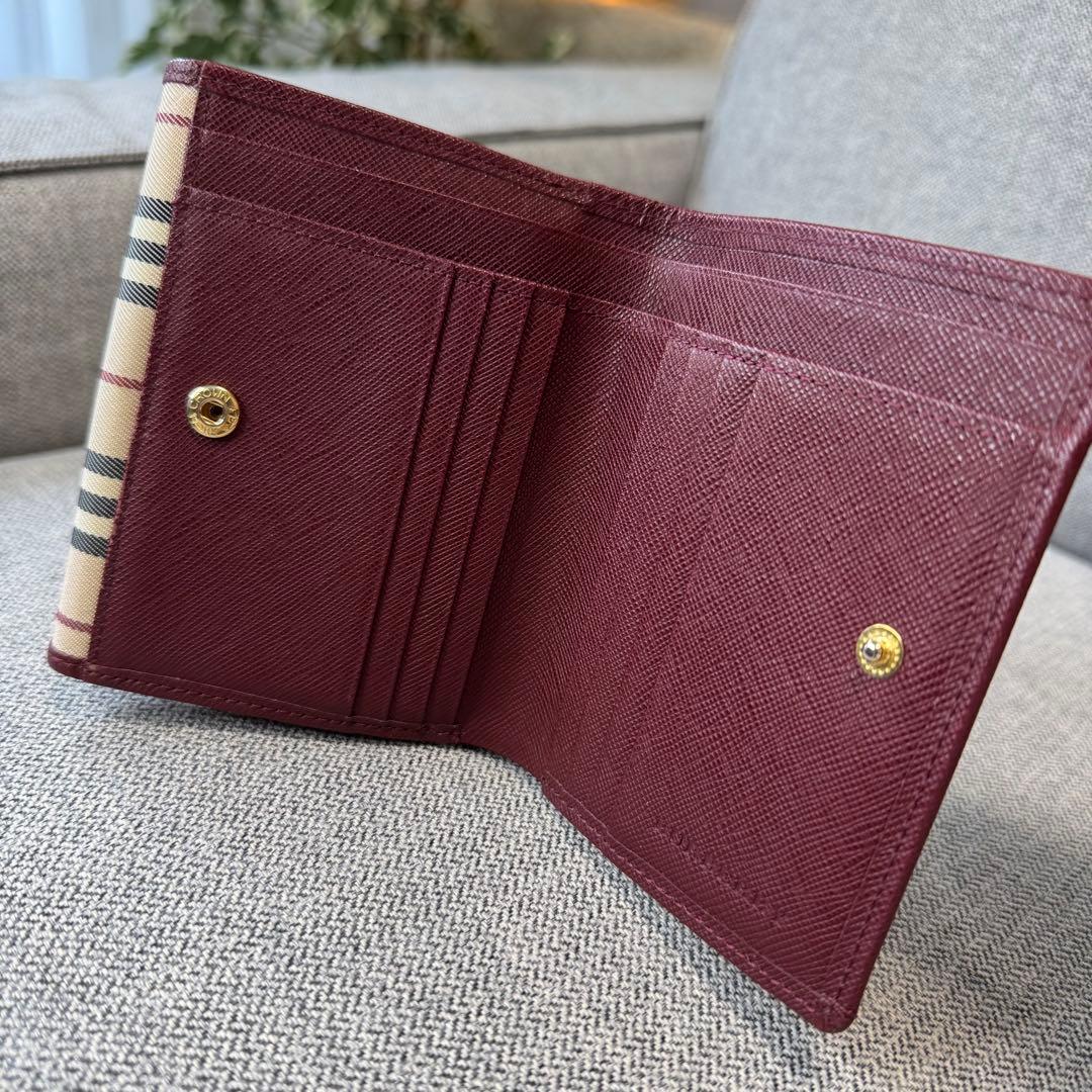BURBERRY バーバリー ノバチェック コンパクトウォレット