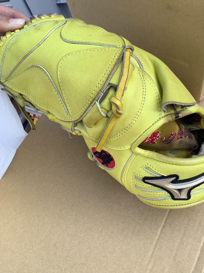 福岡ソフトバンクホークス 大隣憲司投手 実使用グローブ ミズノプロ