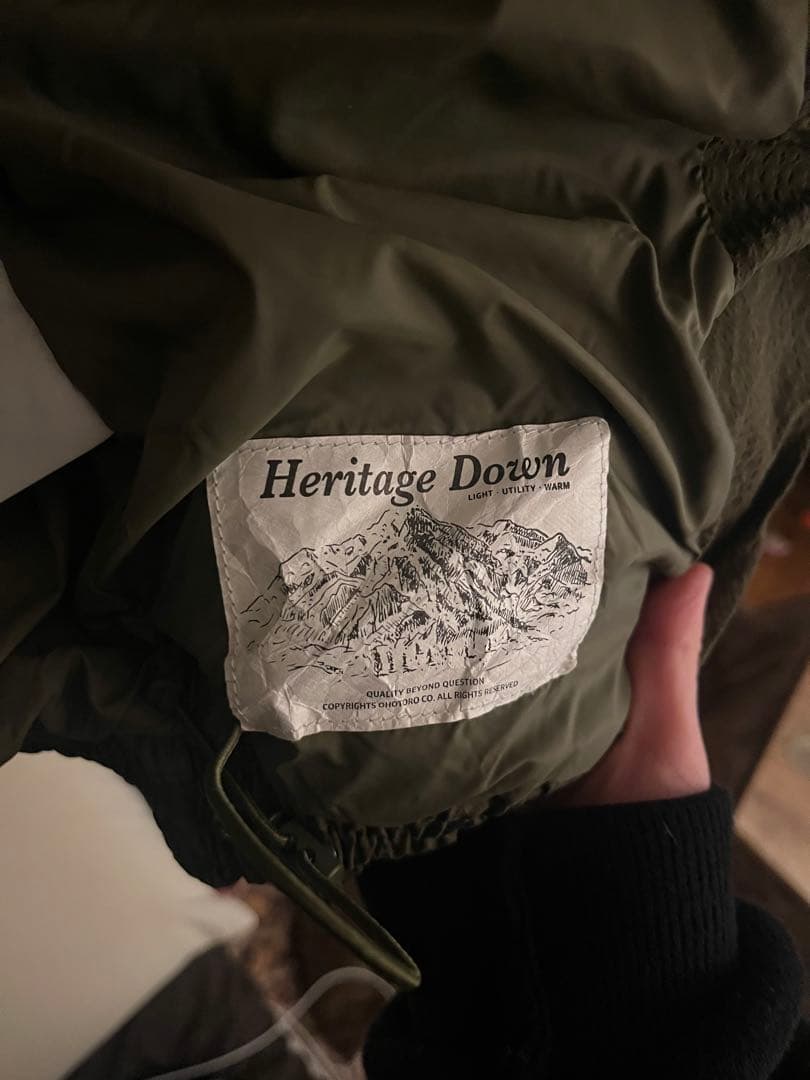 ジャケット・アウター ohotoro Heritage Gingham Duck Down