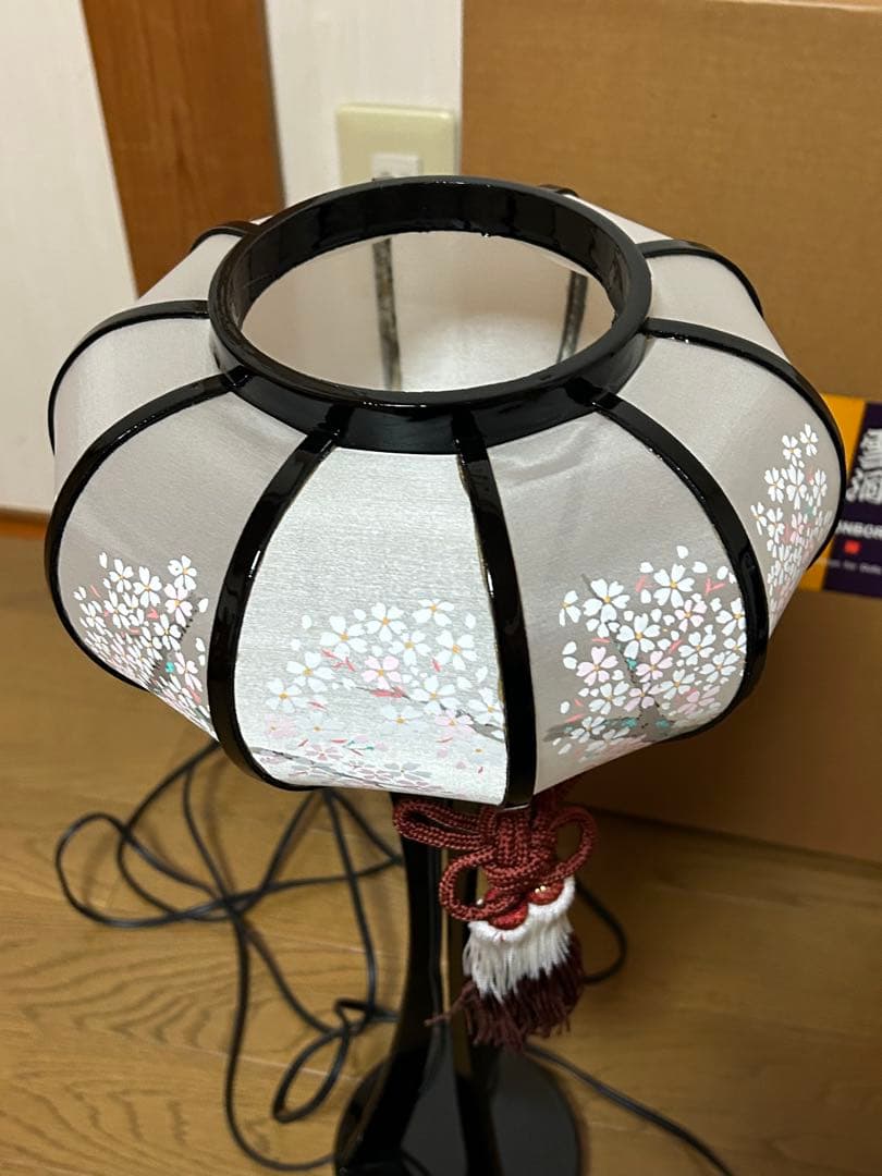 雪洞 ぼんぼり 桃の節句 ひな祭り 木製 古代吉野 2台セット