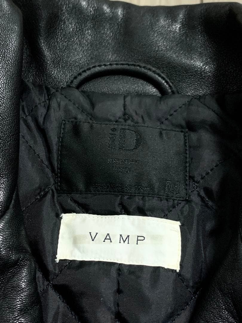 URBAN RESEARCH iD × VAMP 羊革 ダブルライダース M