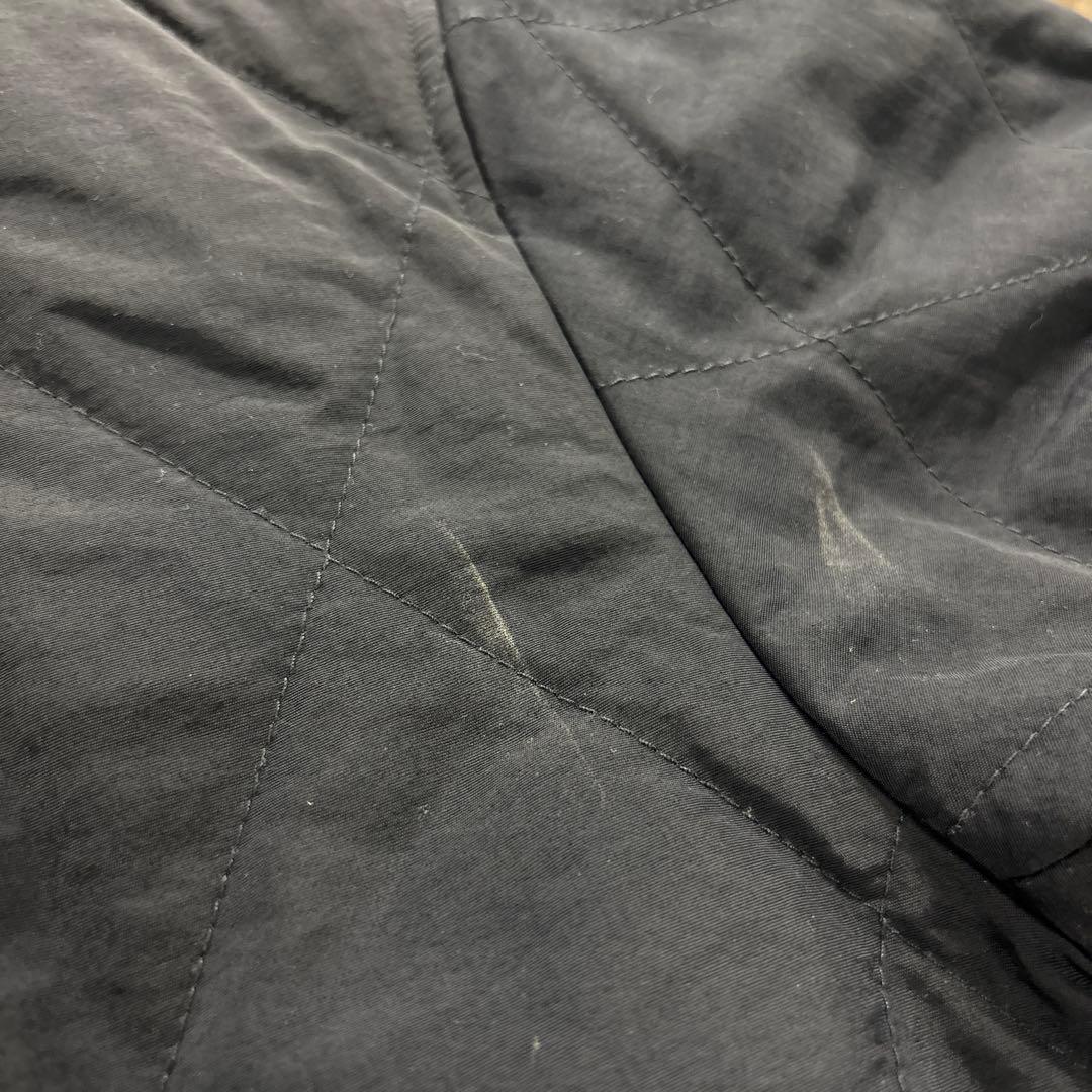 ★7W5 BEAMS リバーシブルMA-1 キルティングジャケット　紺　黒　古着