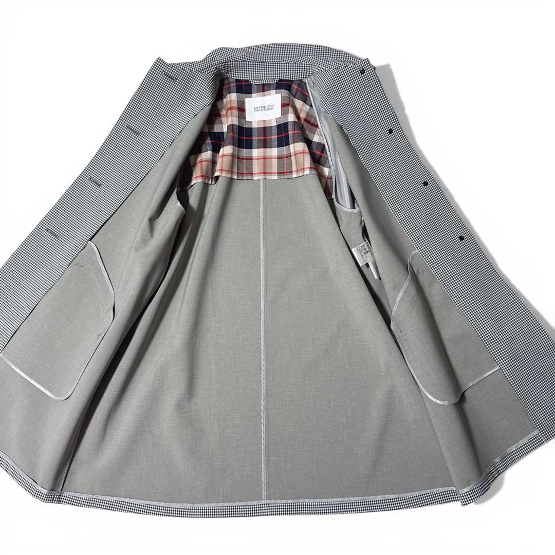極美品✨️23AW　マッキントッシュ　ウェルベリー　シェパードチェックコート　38