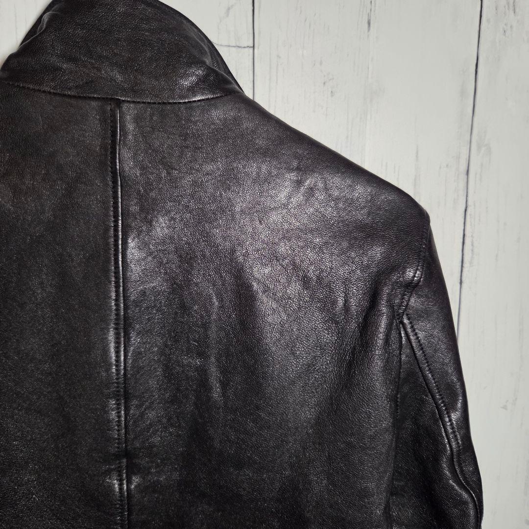 激美品 ナノユニバース THERMOLITE レザージャケットM