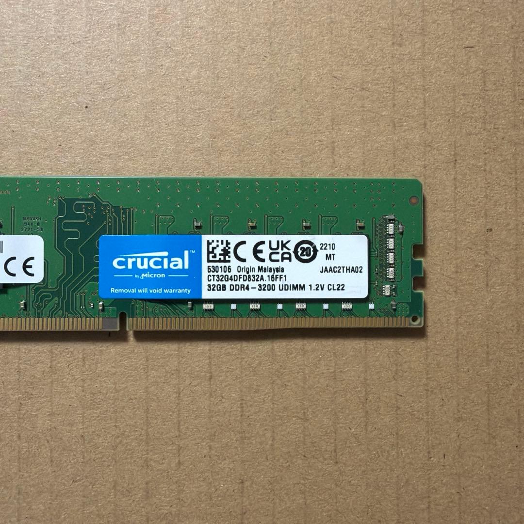 [21] デスクトップ PC メモリ32GB DDR4 3200