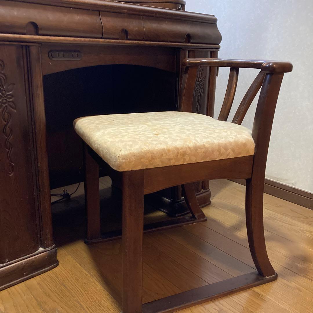 ⭐︎最終値下げ⭐︎ドレッサー 鏡台 アンティーク ブラウン 木彫り