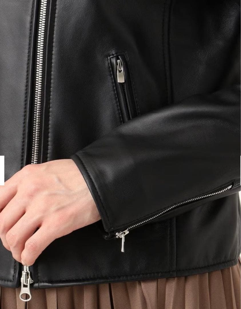 わか23区（32）シープレザー ライダースジャケット