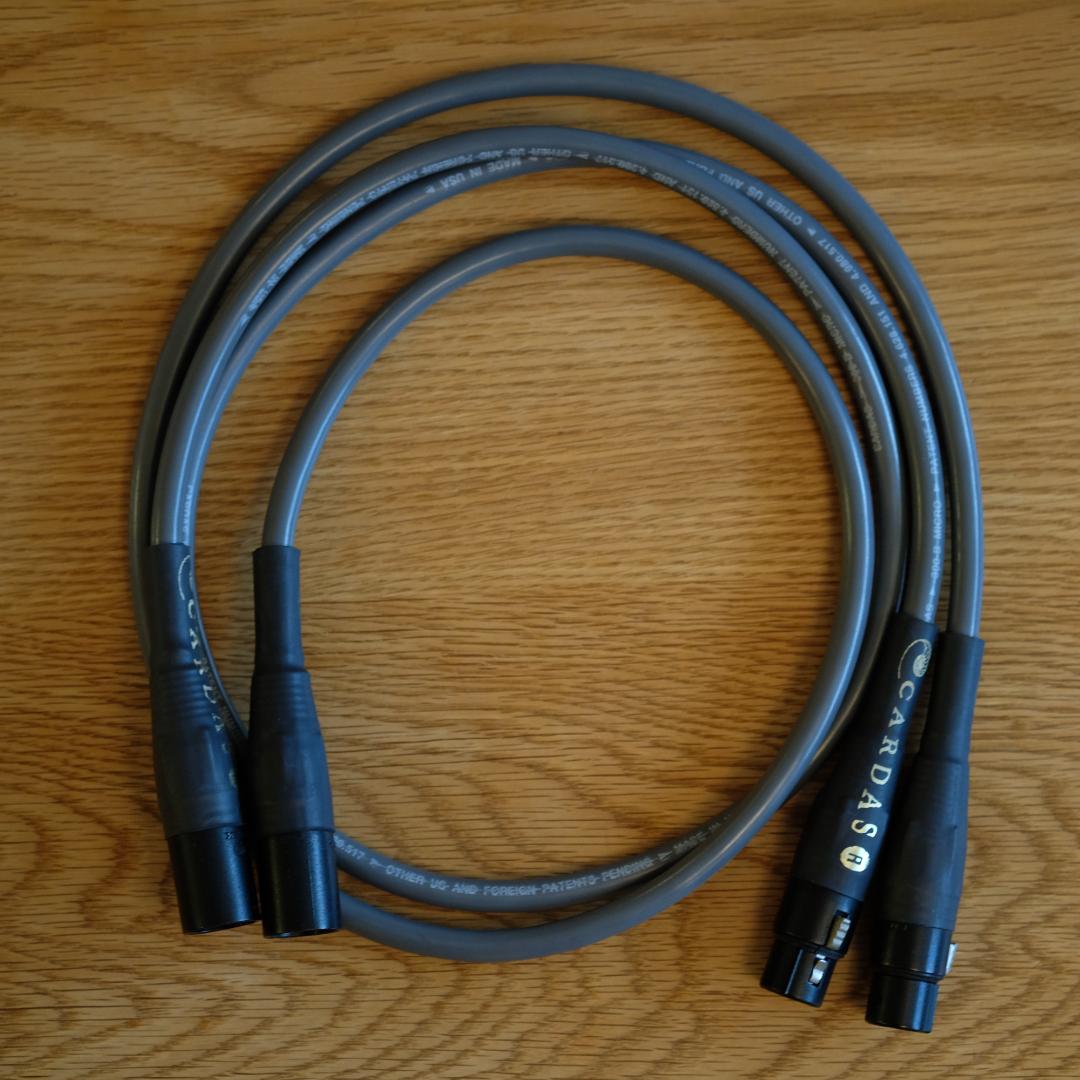 CARDAS 300B Microtwin XLRケーブル 1.0m ペア