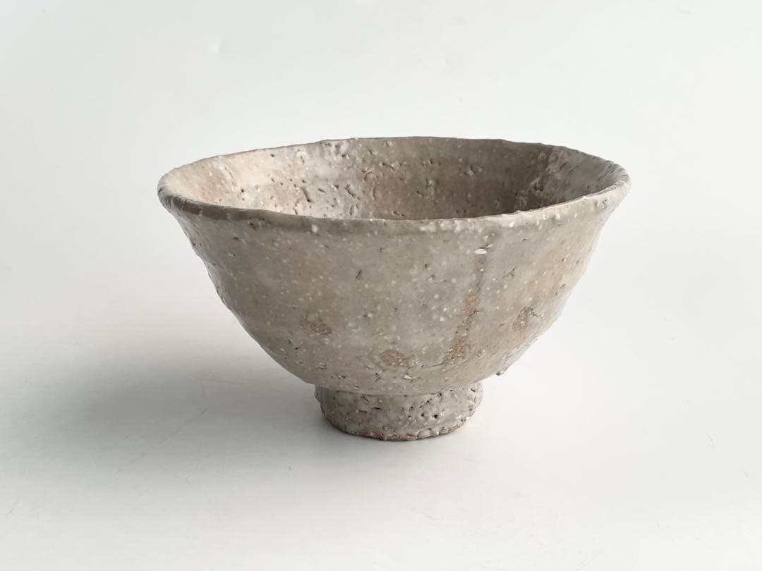 陶芸家　人間国宝　十代　三輪休雪　萩茶碗　萩焼　井戸茶碗　共箱　三輪休和