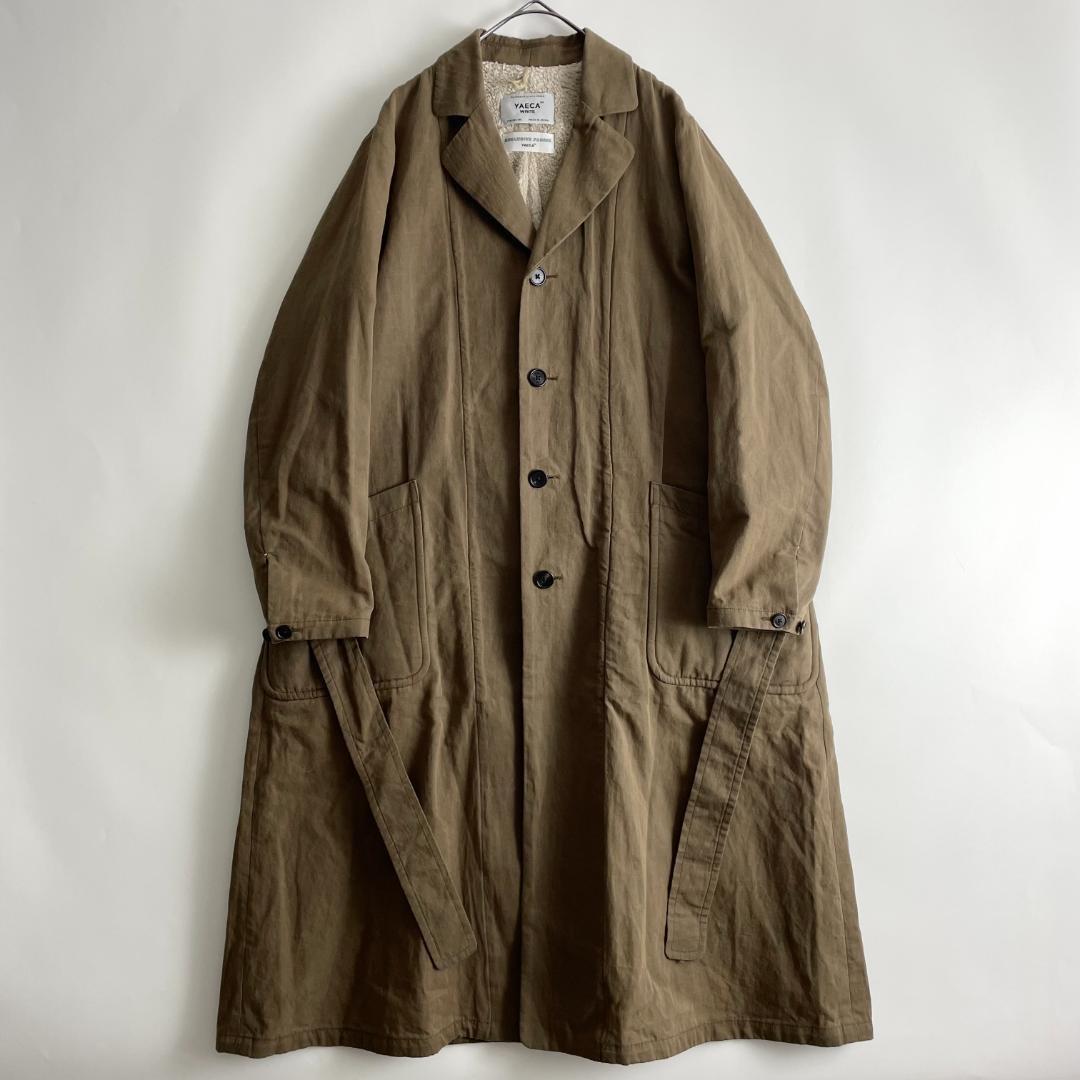 YAECA (pa) オイルドワークコート 裏ボア アトリエ ダスター ショップ
