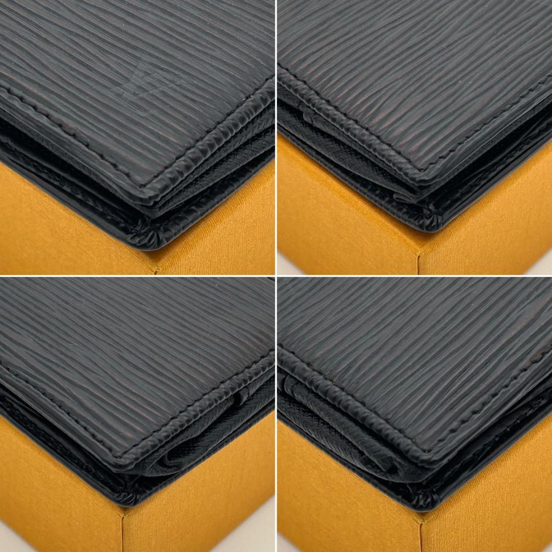 【極美品】ルイヴィトン 小銭入れ ポルトモネボワット エピ 黒 ケース