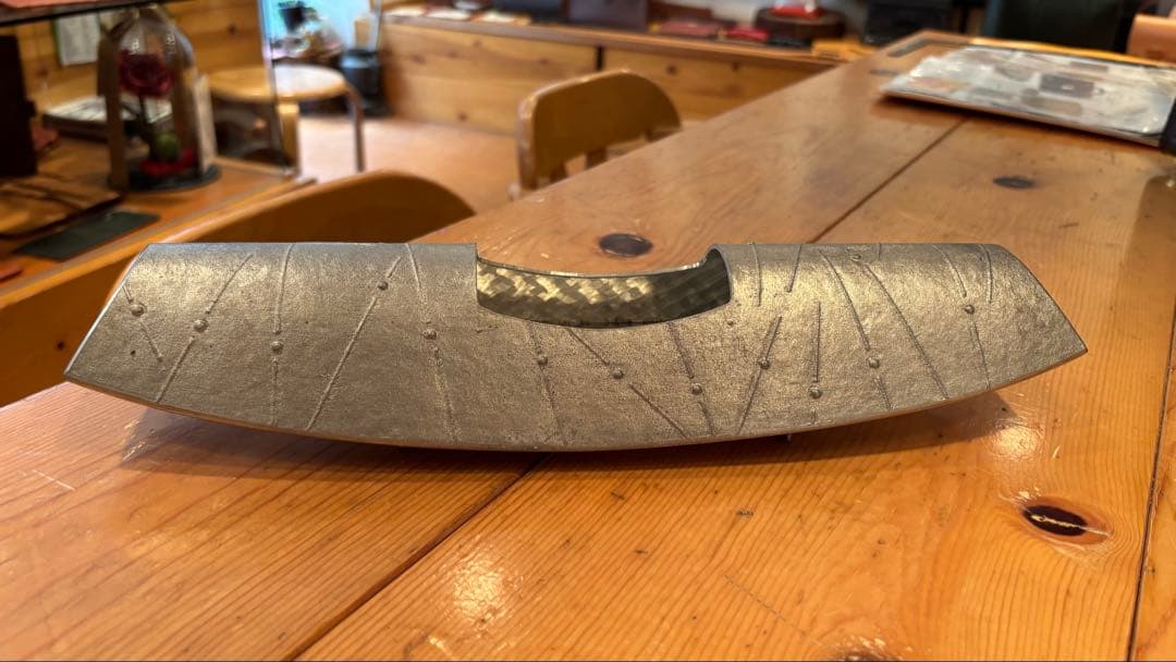 作家もの 錫製 花器 馬渡喜穂