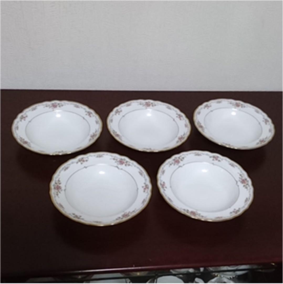 【Noritake】フローラルエンブレイスボウル16cm5枚