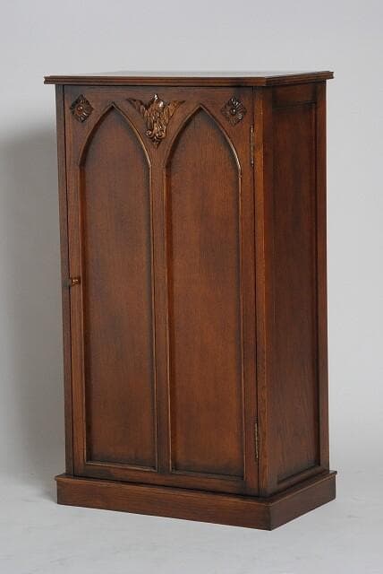 シューズボックス スリッパラック 下駄箱 英国 アンティーク オーク 283