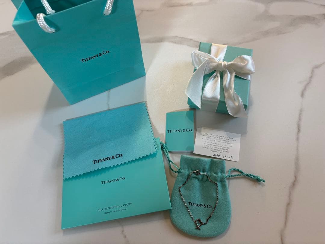 【正規品】Tiffany ブレスレット　ラビングハート
