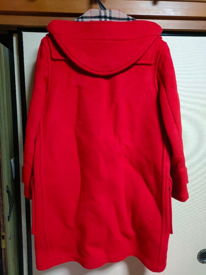 BURBERRY 赤 ダッフルコート