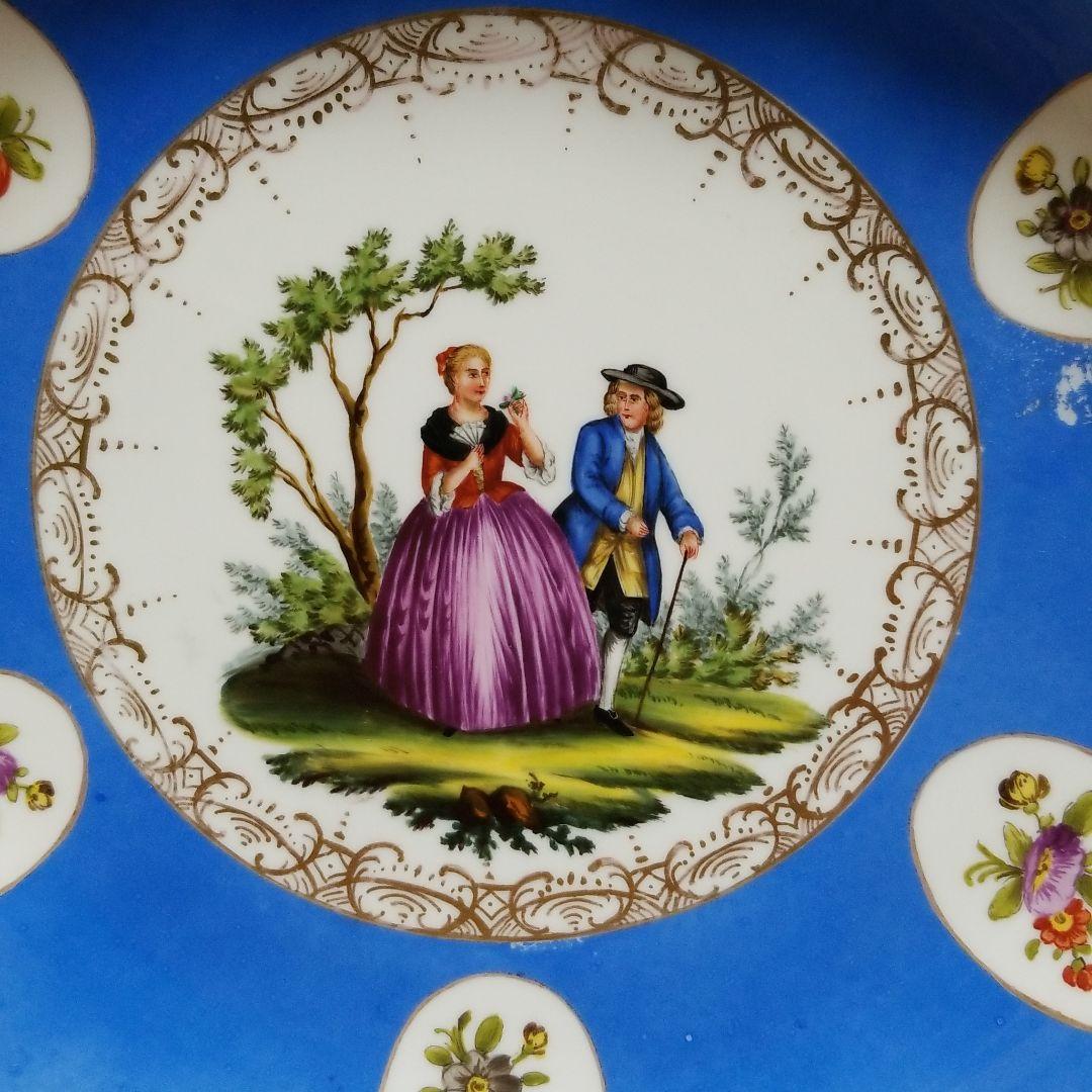 マイセン　ロココ　メダリオン　ボウル