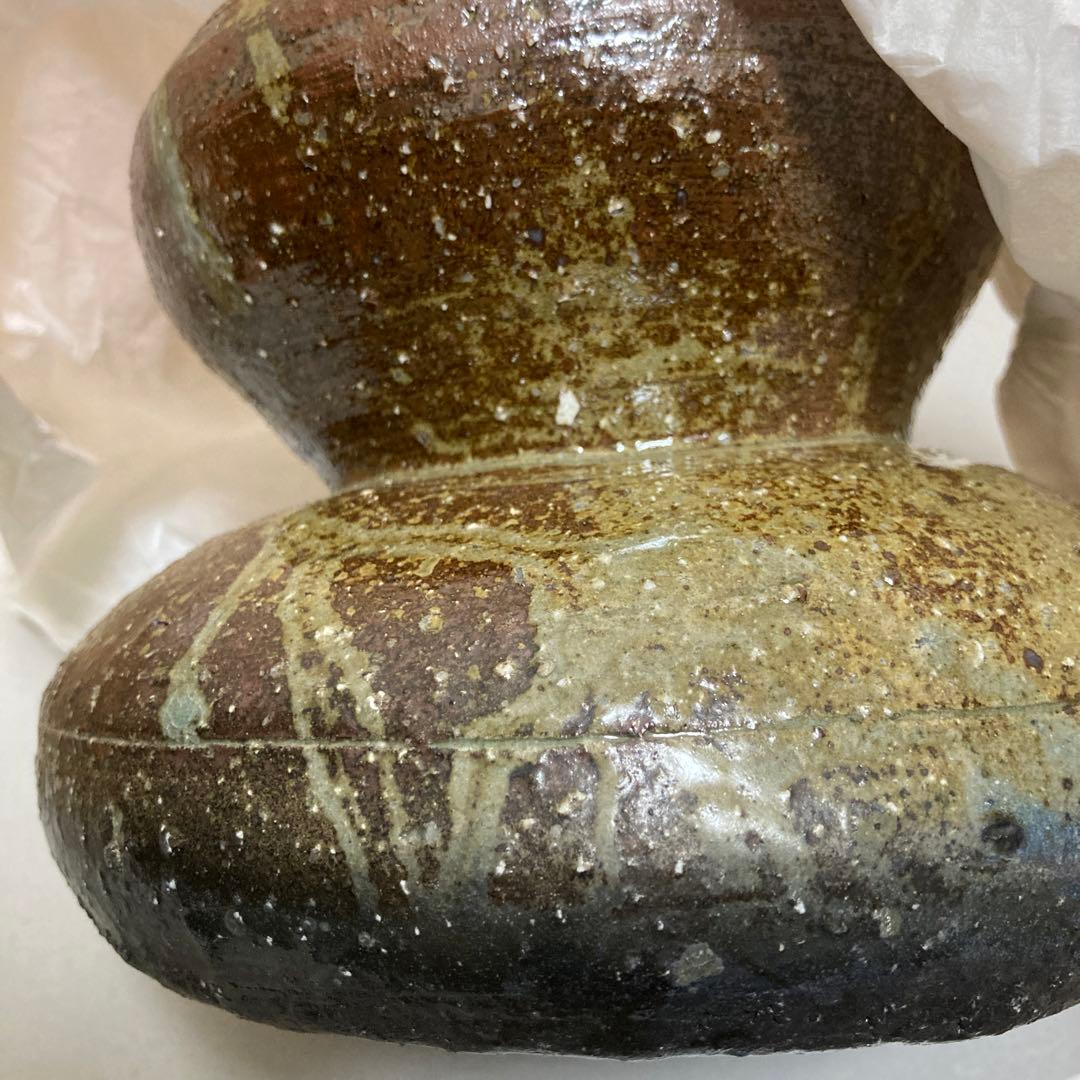 1/12 出雲焼　楽山窯　水指　長岡空郷　瓢　茶道　茶道具　水差し　ばけばけ