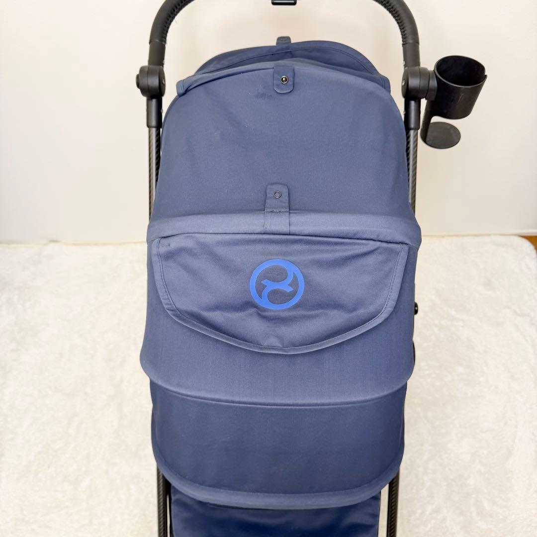 美品 cybex メリオカーボン 2022年モデル オーシャンブルー ベビーカー