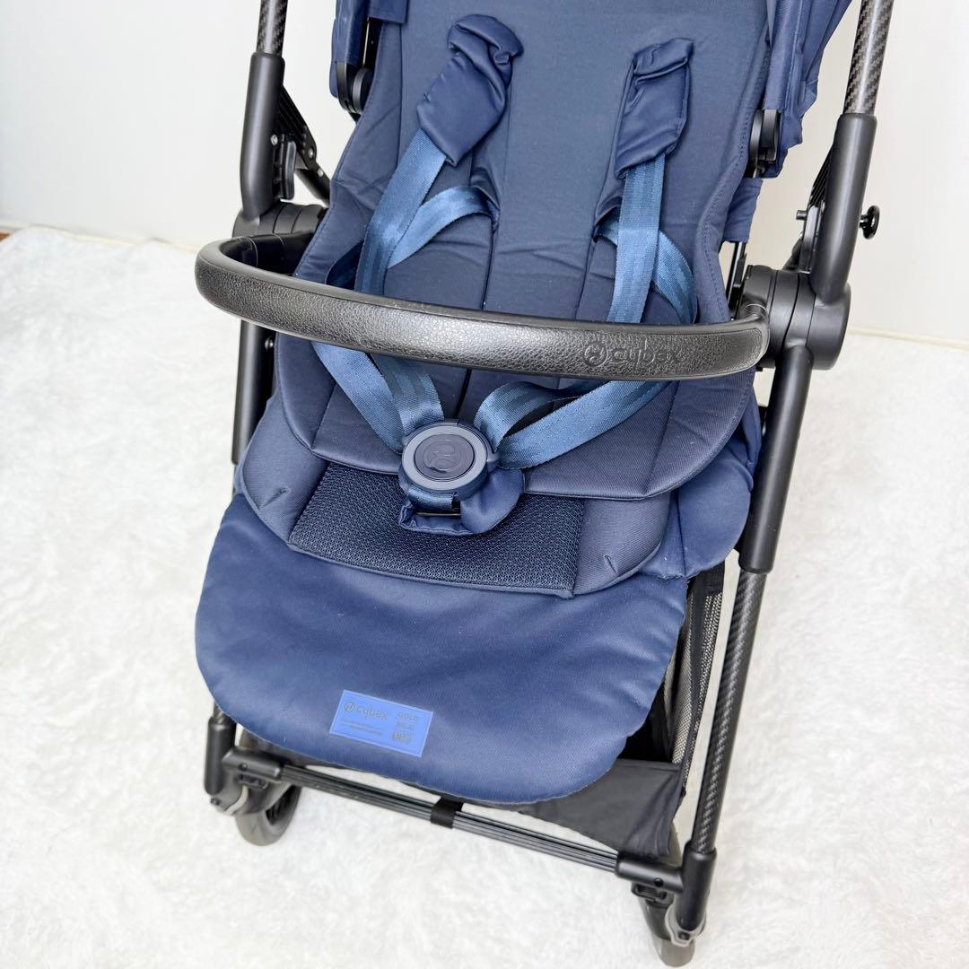 美品 cybex メリオカーボン 2022年モデル オーシャンブルー ベビーカー