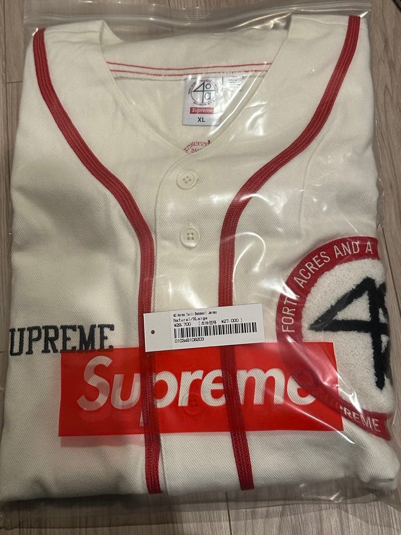 え*ん様 Supreme/40 Acres Twill Baseball Jer