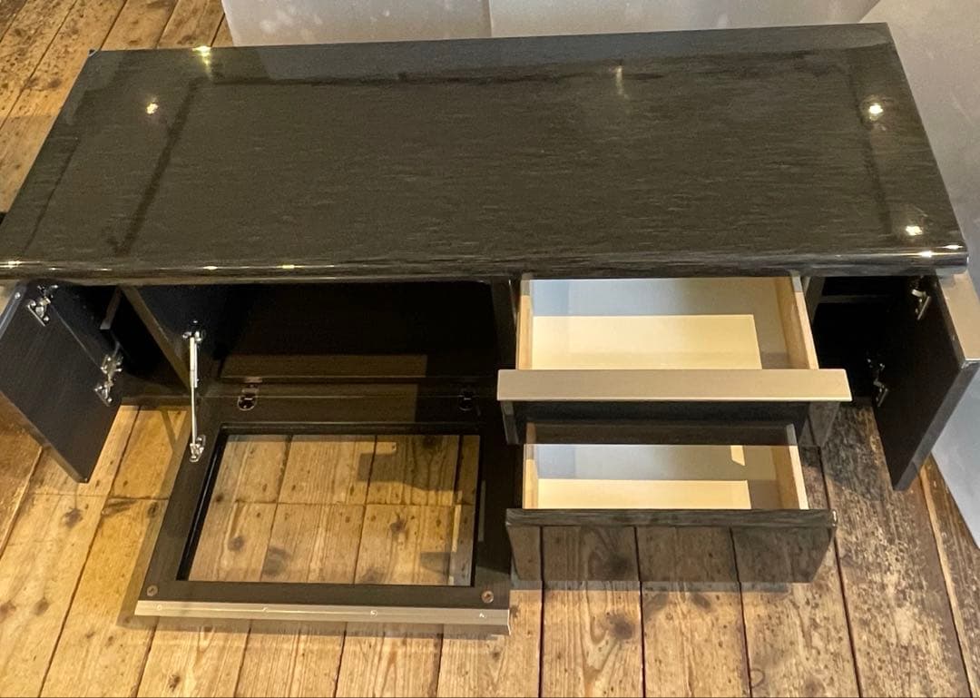 ニトリ　ローボード　ポスティア　125BK テレビ台　インテリア　おしゃれ