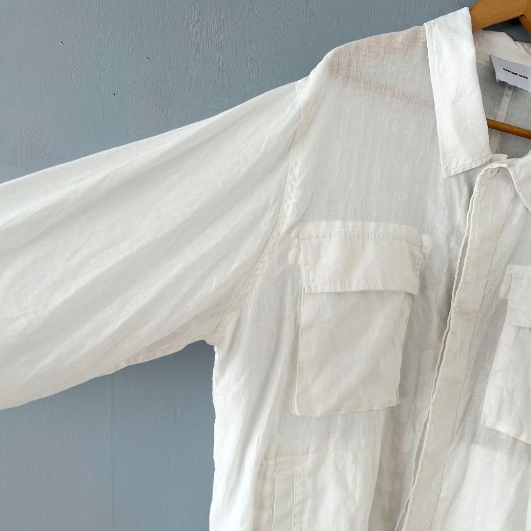 solamonat poche(ソラモナポッシェ) リネンミリタリージャケット